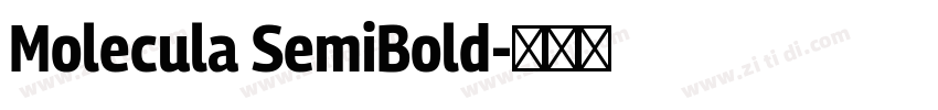 Molecula SemiBold字体转换